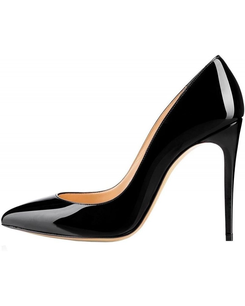 Women's Pointed Toe Pumps Classic Stiletto High Heel Office Dress Shoes Black $34.77 Pumps