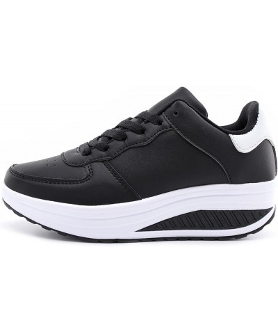 Womens Outdoor Mesh Lace-Up Sports Shoes Runing Breathable Shoes Sneakers Z-03 Black $20.91 Athletic Shoes