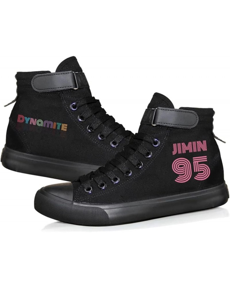 Kpop Shoes Dynamite Shoes Unisex Canvas Sneakers Suga Jungkook Jimin V Rap Jhope Jin High Top Shoes Mech Jimin $23.76 Fashion...