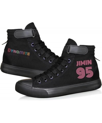 Kpop Shoes Dynamite Shoes Unisex Canvas Sneakers Suga Jungkook Jimin V Rap Jhope Jin High Top Shoes Mech Jimin $23.76 Fashion...