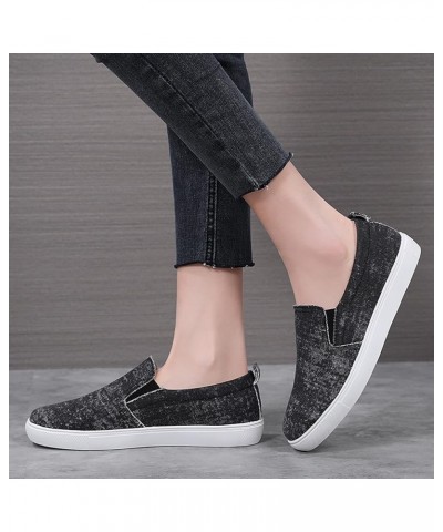 Pointed Toe Mules Leather Sneakers Women Athletic Training Shoes Mesh Sneakers Closed Toe Flats Grey $20.17 Fashion Sneakers