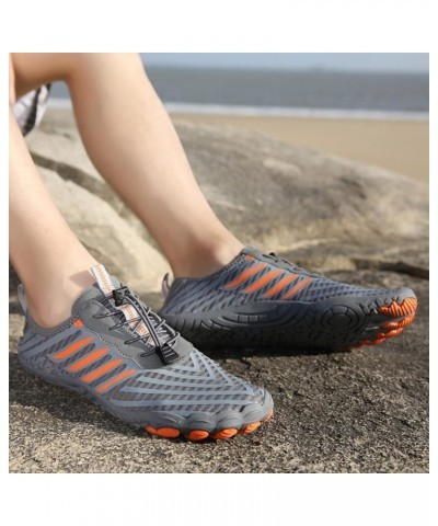 Women Summer Water Shoes Men and Women Quick Drying Shoes Hiking Swimming Diving Shoes Tracing Shoes Elastic Lace Up Stripes ...