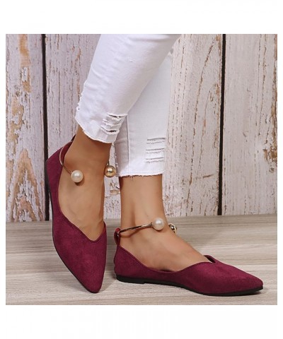 Casual Shoes for Men, Women's Canvas Slip On Shoes Casual Flats Comfort Sneakers Z 14-wine $12.75 Fashion Sneakers