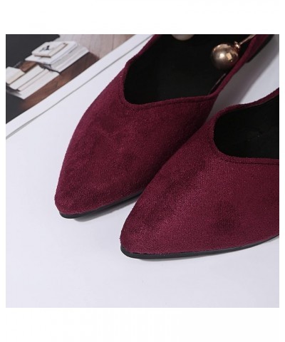 Casual Shoes for Men, Women's Canvas Slip On Shoes Casual Flats Comfort Sneakers Z 14-wine $12.75 Fashion Sneakers