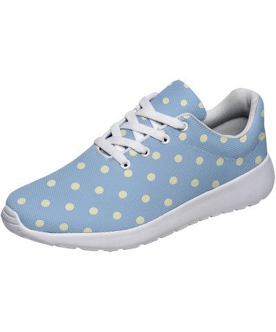 Polka Dot Shoes for Women Men Fashion Breathable Running Shoes Ladies Dots Sneakers Polka Dot White 74 $38.39 Athletic Shoes