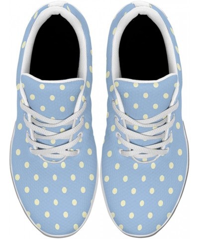 Polka Dot Shoes for Women Men Fashion Breathable Running Shoes Ladies Dots Sneakers Polka Dot White 74 $38.39 Athletic Shoes