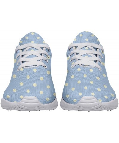 Polka Dot Shoes for Women Men Fashion Breathable Running Shoes Ladies Dots Sneakers Polka Dot White 74 $38.39 Athletic Shoes