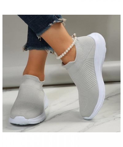 Girls Athletic Sneaker Running Shoe Women's Slip On Travel Soft Sole Comfortable Shoes Outdoor Solid Mesh Runing Fashion Spor...