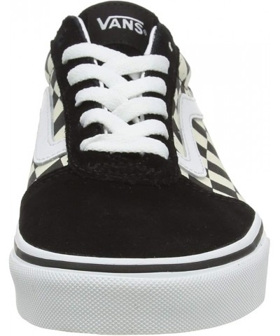 Unisex WARD CANVAS Low-Top Trainers Sneakers Checkerboard Black White $31.45 Fashion Sneakers