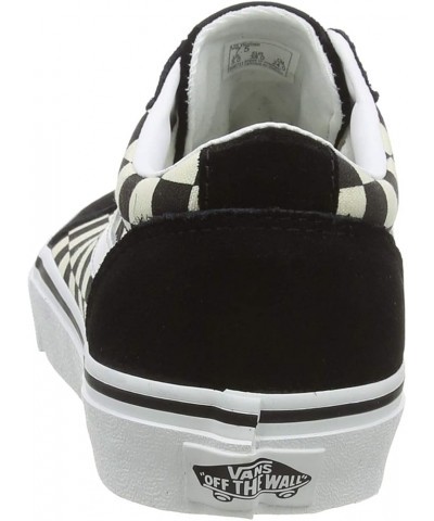 Unisex WARD CANVAS Low-Top Trainers Sneakers Checkerboard Black White $31.45 Fashion Sneakers