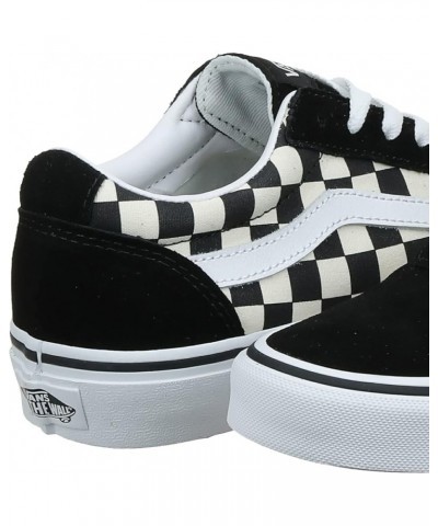 Unisex WARD CANVAS Low-Top Trainers Sneakers Checkerboard Black White $31.45 Fashion Sneakers