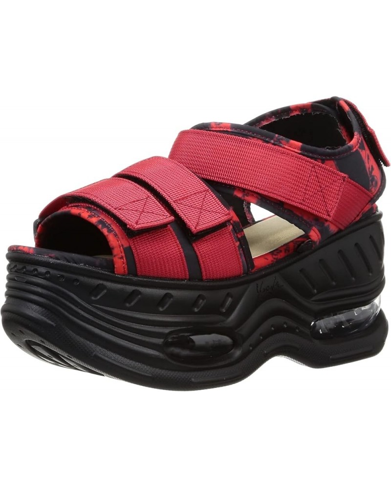 Yosuke 2711004 Women's Platform Multicolor (Black/Red) $34.50 Sandals