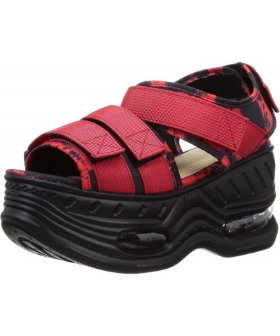 Yosuke 2711004 Women's Platform Multicolor (Black/Red) $34.50 Sandals