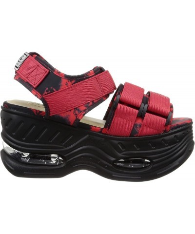 Yosuke 2711004 Women's Platform Multicolor (Black/Red) $34.50 Sandals