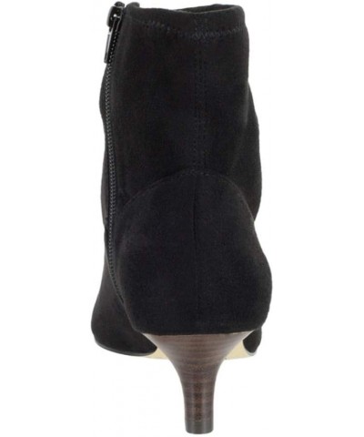 Women's Fashion Boot Black Stretch Super Suede $39.03 Boots