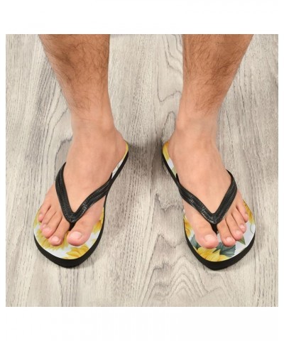 Flip Flop Sandals for Men Teen Women - Sunflowers Flowers Shoes Waterproof Outdoor Summer Slippers 2-3 Women $8.66 Sandals