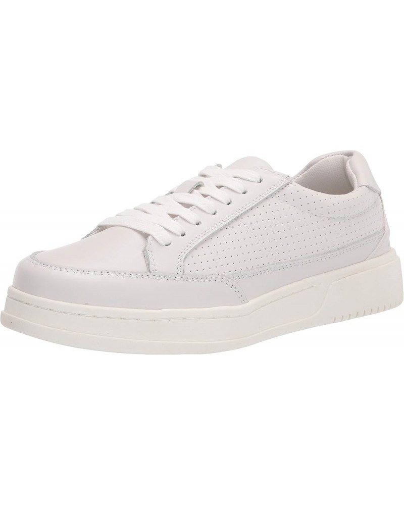 Women's Sneaker White Leather $19.07 Fashion Sneakers