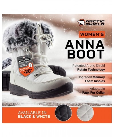 Anna Fur Lined Womens Winter Boots for Women with Heat Retain Technology - Waterproof Insulated Snow Boots for Women with Mem...