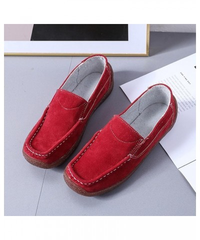 Slip Shoes Round Flat Women Comfortable On Breathable Color Solid Casual Single Toe Women's Casual Shoes Casual Womens Shoes ...