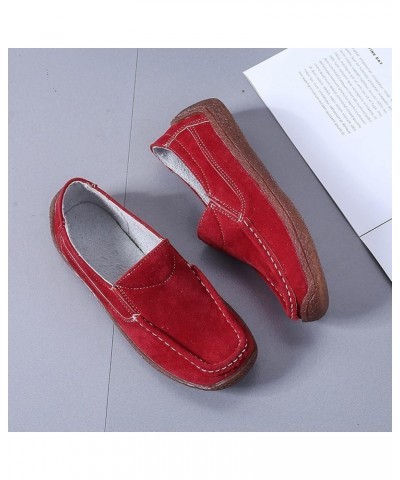 Slip Shoes Round Flat Women Comfortable On Breathable Color Solid Casual Single Toe Women's Casual Shoes Casual Womens Shoes ...