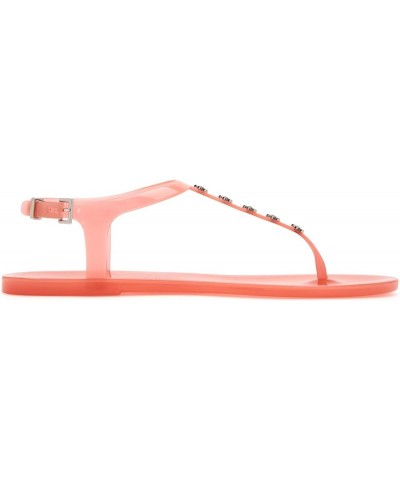 Women's The Geli-T Strap Flat Sandal Daisy/Oasis Pink $18.03 Sandals