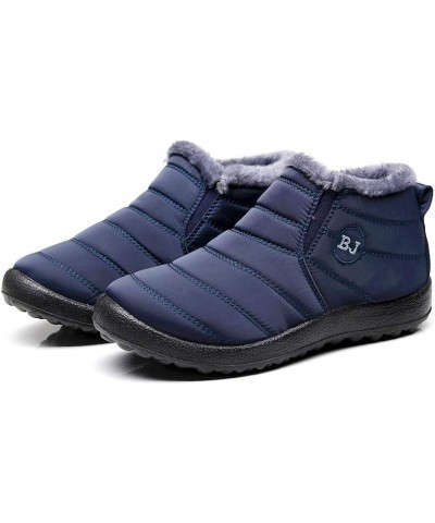 Snow Boots for Women Men Winter Shoes with Fur Lined Warm Slip On Boots for Women Waterproof Booties Comfortable Outdoor Anti...