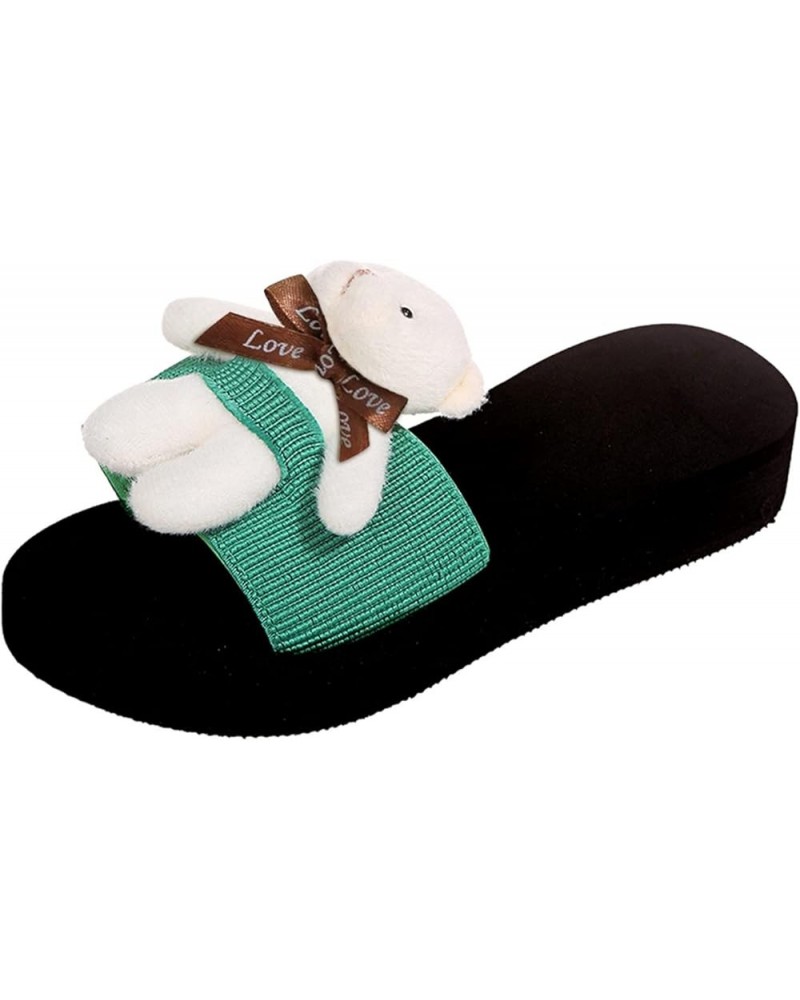 Women's Arch Support Slide Sandals Size Beach Bear Slippers Sandals and Summer Fashion Platform Large Cloth Women's Slipper (...