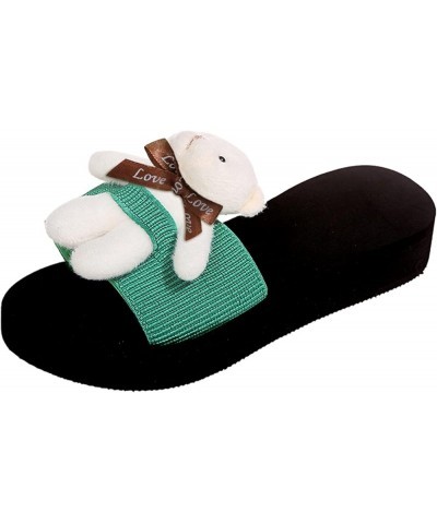 Women's Arch Support Slide Sandals Size Beach Bear Slippers Sandals and Summer Fashion Platform Large Cloth Women's Slipper (...