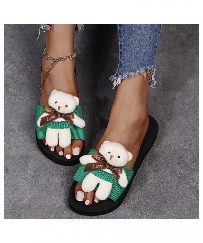 Women's Arch Support Slide Sandals Size Beach Bear Slippers Sandals and Summer Fashion Platform Large Cloth Women's Slipper (...