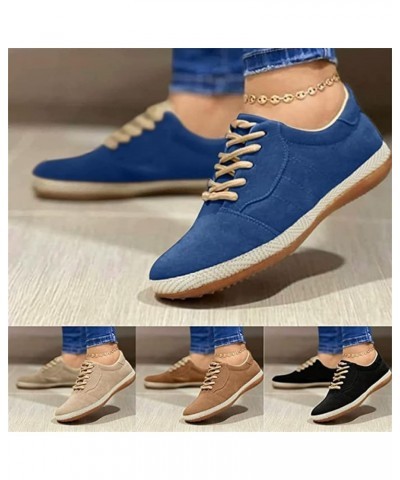 Shoes for Women Dressy Flats Canvas Loafers Low Top Fashion Comfortable Classic Casual Soft Walking Slip On Sneakers Khaki $1...