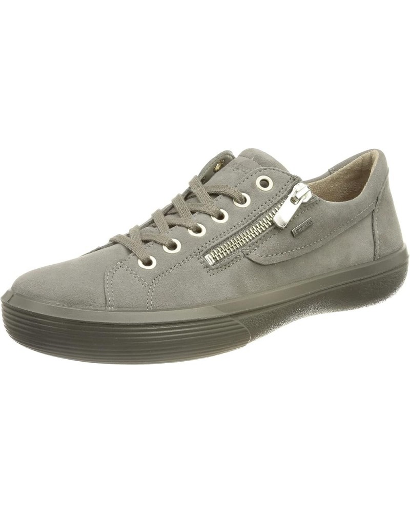 Women's Low-top Sneakers Trainer Grey $50.57 Fashion Sneakers