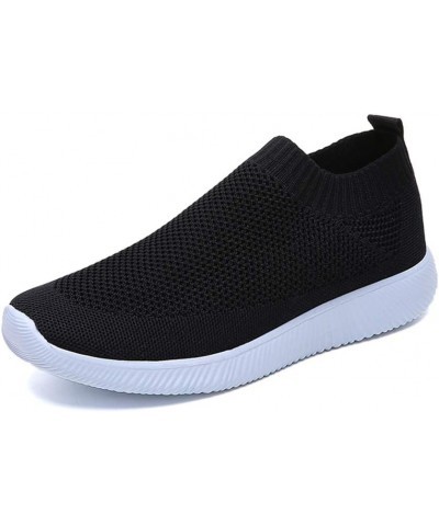 Women's Sock Shoes Lightweight Athletic Walking Shoes Breathable Mesh Comfortable Slip-on Tennis Sneakers Air Cushion Running...