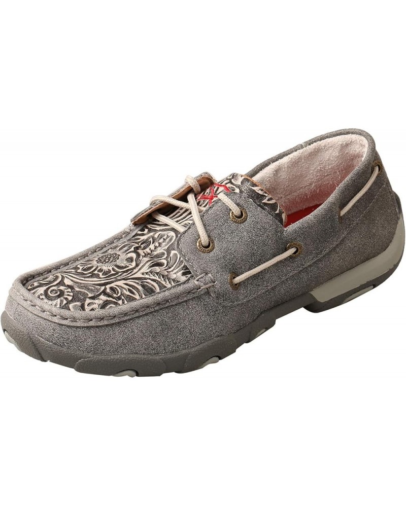 Women's Boat Shoe Driving Moc Grey/Multi $53.28 Loafers & Slip-Ons