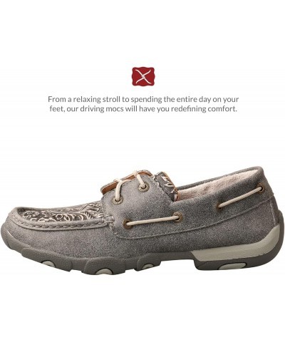 Women's Boat Shoe Driving Moc Grey/Multi $53.28 Loafers & Slip-Ons