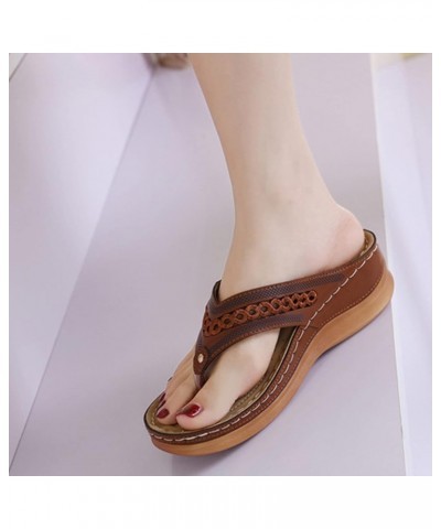 Orthopedic Slides for Women Orthopedic Sandals Heel Wedge Sandals for Women Casual Summer Sandalias Deportivas Para Mujer Com...