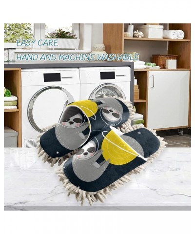 Mop Slippers Shoes, Unisex Cleaning House Slippers Spa Dusting Slippers M-L Multi 11 $12.64 Slippers