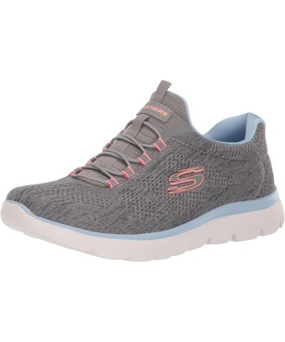 Women's Summits Sneaker Gray/Multi $30.63 Fashion Sneakers