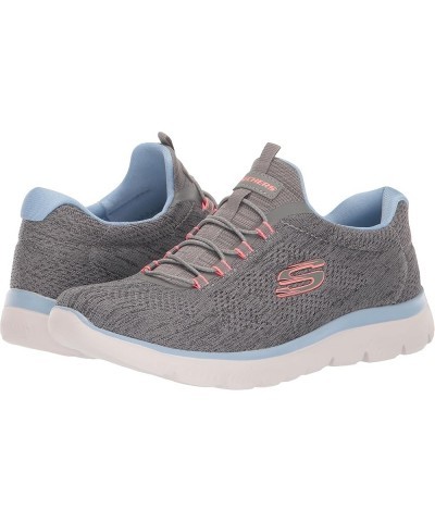 Women's Summits Sneaker Gray/Multi $30.63 Fashion Sneakers