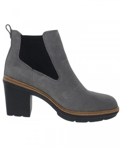 Shoes Womens First Class Suede Chelsea Boots Gray 7.5 Medium (B,M) $20.65 Boots