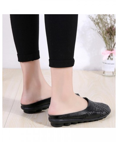 Casual All-match Hollow Slippers | Slippers For Women - Women's Comfortable Mules Hollow Slippers, Sandals Flats For Women Sl...