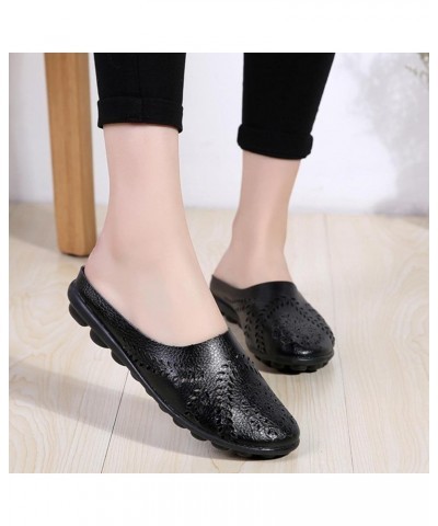 Casual All-match Hollow Slippers | Slippers For Women - Women's Comfortable Mules Hollow Slippers, Sandals Flats For Women Sl...