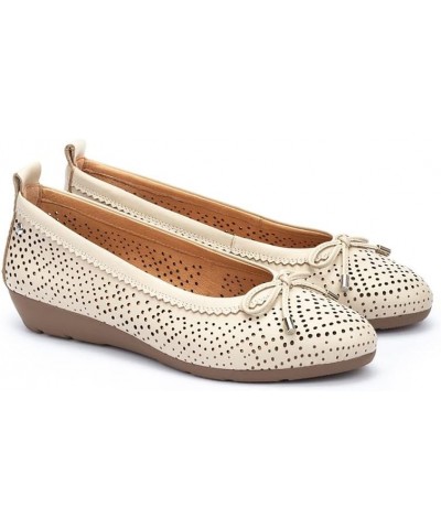 Ballerina flats Leather Aledo for Woman Marfil $67.62 Flats