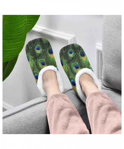 Women's Closed Back House Slippers Memory Foam Slippers Comfy Slippers Floral Indoor Outdoor Winter Bedroom Shoes Fuzzy Fleec...