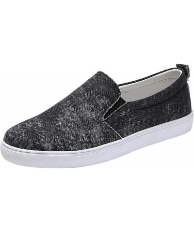 Women's Walking Shoes Slip-on Mesh Casual Running Jogging Shoes Sock Sneakers Driving Loafers Grey $15.40 Athletic Shoes