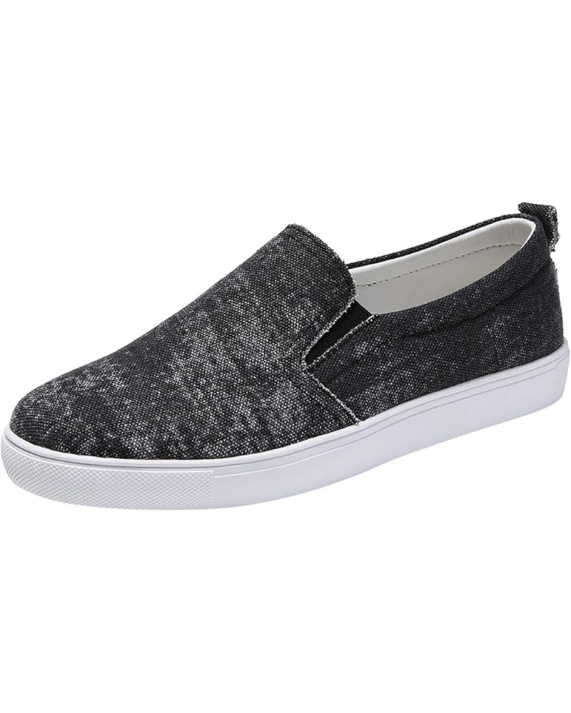 Women's Walking Shoes Slip-on Mesh Casual Running Jogging Shoes Sock Sneakers Driving Loafers Grey $15.40 Athletic Shoes