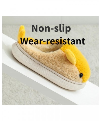 Shark Fuzzy Slippers for Women Warm Slippers Winter Slippers Home Slippers Furry Slippers Cartoon Slippers (8.5-9.5,Pink,Adul...