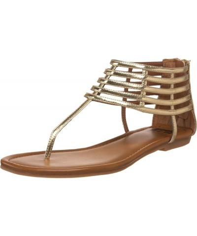 Women's Sweet Sixteen Gold $18.38 Sandals