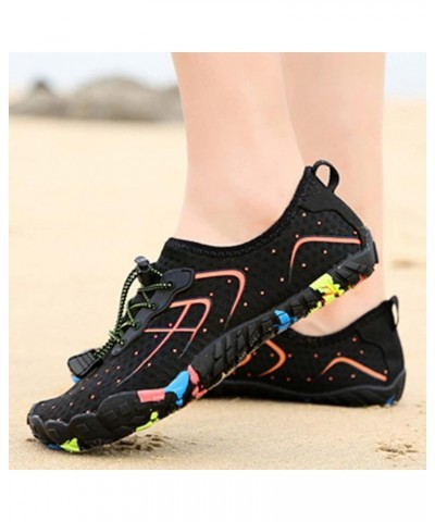 Shoes for Women Men and Women Swimming Shoes Light Swimming Shoes Wading Diving Beach Shoes Women Yoga Skin Shoes Orange $18....