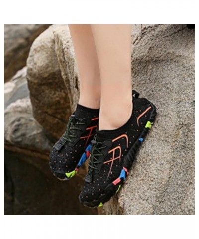 Shoes for Women Men and Women Swimming Shoes Light Swimming Shoes Wading Diving Beach Shoes Women Yoga Skin Shoes Orange $18....