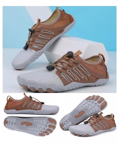 Water Shoes for Men Women Quick Dry Barefoot Beach Aqua Sport Swim Surf Pool Hiking Diving Walking,Brown,45 38 Brown $32.04 O...